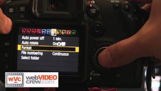 Formatting a Compact Flash CF Card to Use in DSLR Camera  Video Production Tips by Web Video Crew [upl. by Chong]