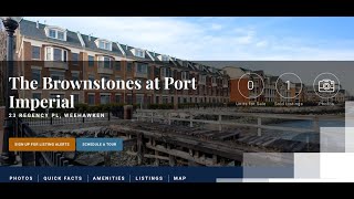 The Brownstones at Port Imperial Weehawken NJ Condominium Tour [upl. by Doralynne]