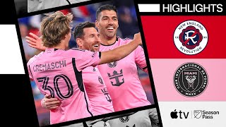 New England Revolution vs Inter Miami CF  Full Match Highlights  April 27 2024 [upl. by Elmina229]