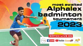 Alphalex Badminton Tournament 2023 [upl. by Bekha622]