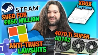 HW News  Microsoft Keeps Ruining Windows Valve Lawsuit 4090 in the 4070 Ti Super [upl. by Anisah]