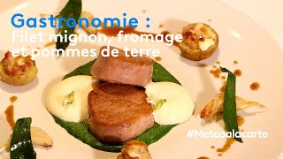 Gastronomie  filet mignon fromage et pommes de terre [upl. by Etteluap623]