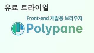 유료 기간 제한 트라이얼 Polypane 프론트엔드 개발용 웹브라우저  Web Browser for Frontend Developers [upl. by Neelrahs]