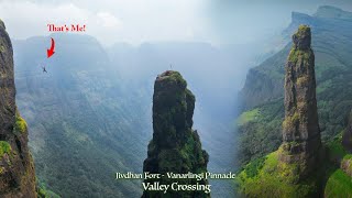 Most Thrilling quotZIPLINEquot of Maharashtra  Jivdhan Fort  Vanarlingi Pinnacle Zipline and Rappelling [upl. by Kurland]