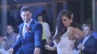 Wedding Dance And Flash Mob  Janette And Paul Elvis and Michael Jackson [upl. by Aschim]