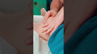 Deep tissue foot and thigh asmr massage for student Lisa footmassage [upl. by Tisdale]