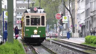 Oldie Trams und der Anderthalbdecker in Essen HD [upl. by Branca615]