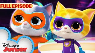 SuperKitties First Full Episode  The Great Yarn Caper  S1 E1 Part 1  disneyjr [upl. by Llebana]