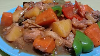 How To Cook Chicken Afritada With Pineapple [upl. by Simona180]