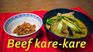 Beef Kare Kare Beef Stew in Peanut Sauce [upl. by Nortyad]