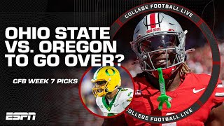 BETTING PICKS Ohio State vs Oregon Penn State vs USC amp more CFB Week 7 action  CFB Live [upl. by Aratas177]