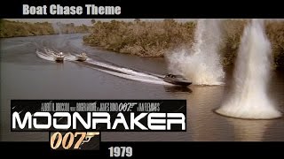 Moonraker  Boat Chase Theme Music Extended 007 [upl. by Acisseg]