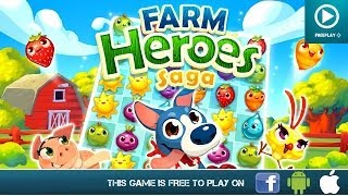 Farm Heroes Saga Free on Facebook Android amp iOS  HD Gameplay Trailer [upl. by Naiditch976]