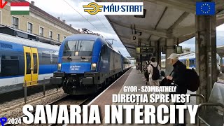 Gyor  Szombathely  Calatorie spre Vestul Ungariec cu Savaria Intercity [upl. by Martina]