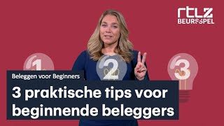 Beleggen voor Beginners Afl6 3 tips voor starters Beursspel2021 [upl. by Ilhsa741]