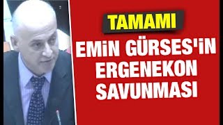 Prof Dr Emin Gürsesin Ergenekon savunmasının tamamı [upl. by Edison699]