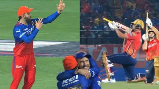 Virat Kohlis Revenge Reaction Gun Celebration on Rilee Rossouws Wicket Priety Zinta reaction [upl. by Misak]