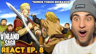 THORFINN VS ASKELADD THORS APARECEU React Vinland Saga EP 8 [upl. by Deibel65]