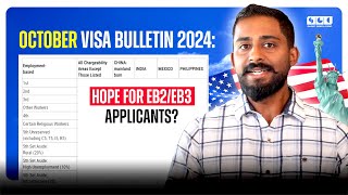 October Visa Bulletin 2024 Hope for EB2EB3 Applicants [upl. by Aihsined]