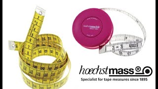 Maßbänder  Tape measures  MADE IN GERMANY  hoechstmass Balzer [upl. by Danyelle]