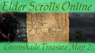 Greenshade Treasure Map 2 Elder Scrolls Online ESO [upl. by Tali]