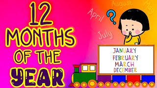 12 Months Of The Year  12 Months Name  January February March  Learn The Months For Kids [upl. by Nett]