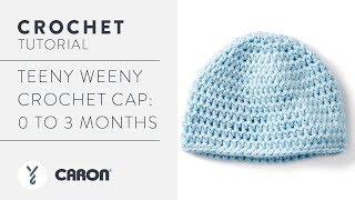 Crochet A Baby Hat Up to 3 Months [upl. by Ruprecht951]