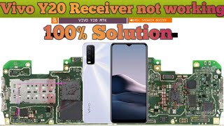 Vivo Y20 Receiver not working problem jumper solution Vivo Y20 Receiver waysthesoilboy [upl. by Wassyngton940]