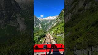 📍Gelmerbahn Switzerland 🇨🇭Follow for daily Swiss Content 🇨🇭 [upl. by Iderf]