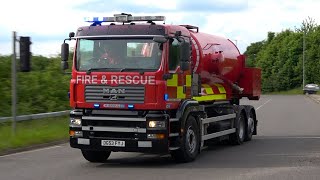 Ellesmere Port Man Marshall Water Bowser Responds to Farm Fire  Cheshire Fire amp Rescue Service [upl. by Norrehs]