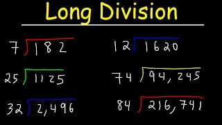 Long Division Made Easy  Examples With Large Numbers [upl. by Norty]