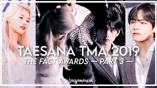 Taesana moment TMA 2019  190424  Taehyung can’t take his eyes off sana ♡ [upl. by Aihsena]