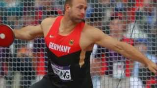 Robert Harting Wins Discus Gold at London Olympics 2012 [upl. by Carew]