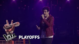 Playoffs TeamAxel Federico Gómez canta quotNo podrásquot de Cristian Castro  La Voz Argentina 2018 [upl. by Grega]