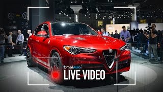 Alfa Romeo Stelvio Quadrifoglio  Salone di Los Angeles 2016 [upl. by Syman42]