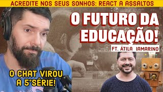 O FIM do ENSINO pelas MÃOS da INTELIGÊNCIA ARTIFICIAL ft Atila Iamarino  João Carvalho [upl. by Llerrah211]