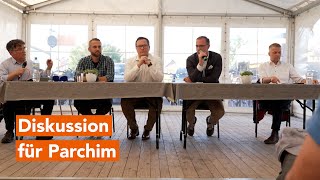 Umstrittene Podiumsdiskussion in Parchim zur Kommunalwahl [upl. by Myrwyn]