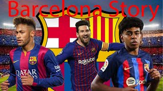 Simple History of Fc Barcelona [upl. by Nomelc185]