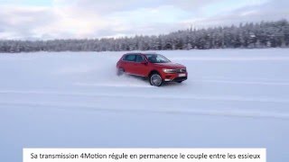 Volkswagen Tiguan 2  vidéo du Tiguan 2016 sur la neige [upl. by Yehsa]