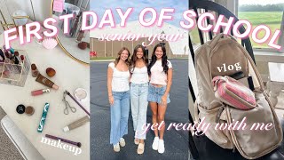 FIRST DAY OF HIGH SCHOOL GRWM  VLOG  senior year [upl. by Atis]