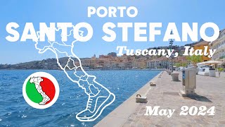 Vibrant coastal town in Tuscany 🇮🇹 Italy walking tour [upl. by Hoskinson252]