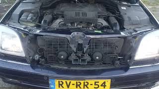 W140 headlight wiper motor repair [upl. by Innis]