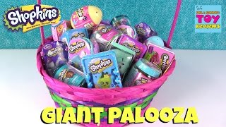 Giant Shopkins Palooza 2 Pack Opening Easter Season 1 2 3 4 6 7 amp More  PSToyReviews [upl. by Ikciv]