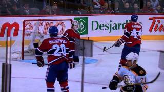 Andrew Ference Gives Crowd Middle Finger After Scoring 21042011 [upl. by Dacy]