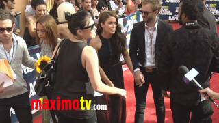 Nikki Reed and Paul McDonald at 2011 MTV MOVIE AWARDS Red Carpet [upl. by Zumstein]