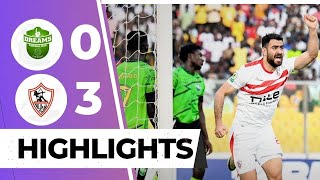 Dreams FC 03 Zamalek  2nd leg Match Highlights  CAF Confederations Cup Semis  0 دريمز 3 الزمالك [upl. by Secor]