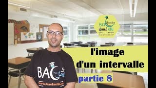 2éme année bac  la continuité 8  limage dun intervalle [upl. by Tavy]