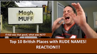 American Reacts Top 10 British Places With Rude Names REACTION [upl. by Curley986]