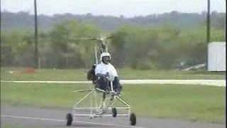 Monarch gyrocopter doing stop and drop landings [upl. by Esertal]