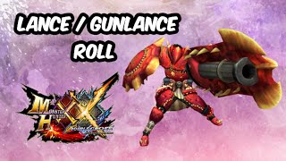 MHXX New Roll for Gunlance and Lance  3DS Monster Hunter  Double Cross  MHXX [upl. by Aitropal50]